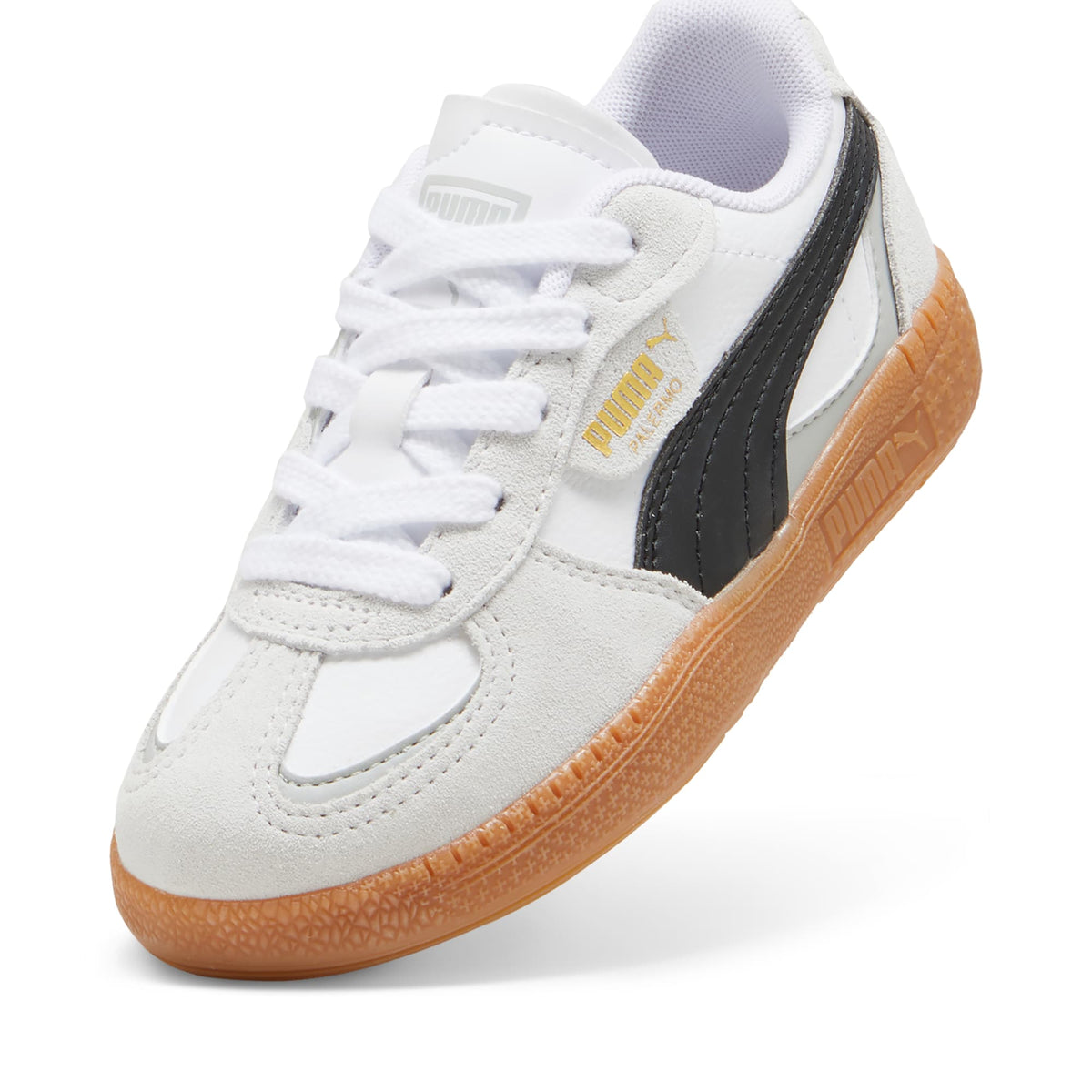 Tenis Palermo Moda para niñas – PUMA White-PUMA Black – vista 6
