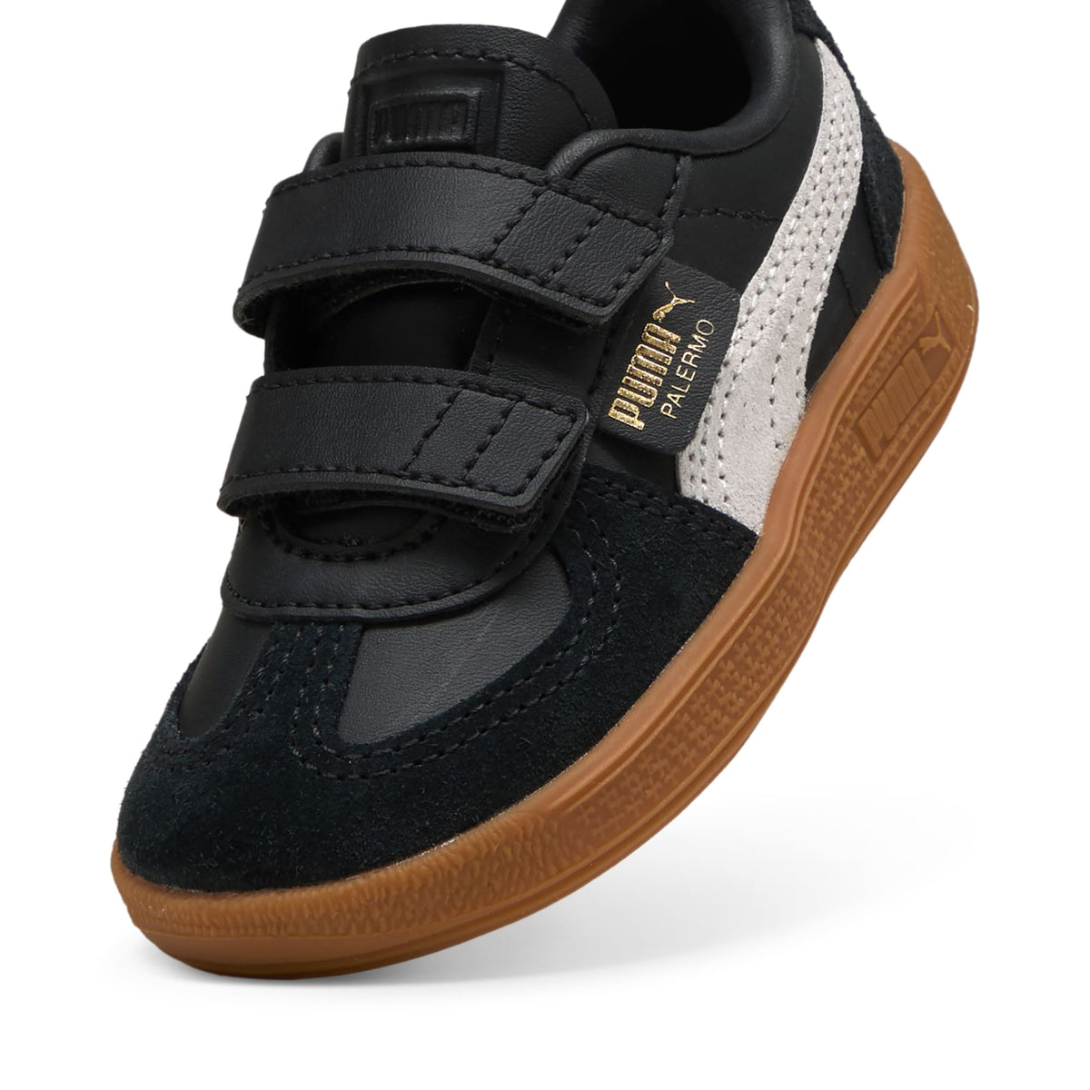 5 Colores, Tenis Palermo lth V para infantes – PUMA Black-Feather Gray-Gum – vista 6