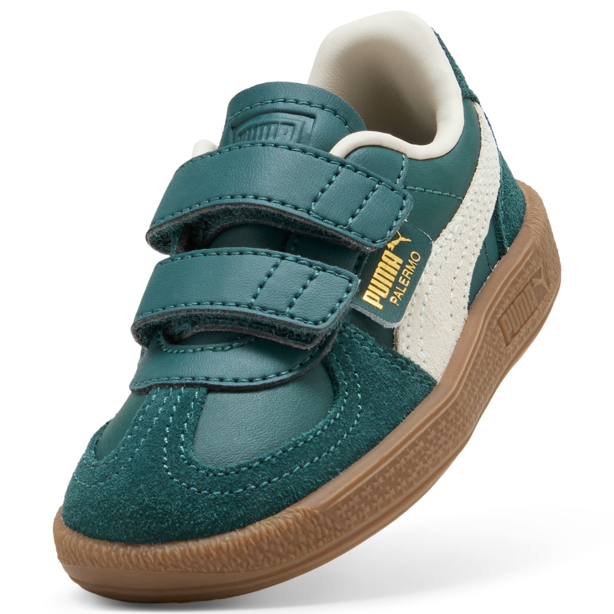 5 Colores, Tenis Palermo lth V para infantes – Dark Green-Alpine Snow – vista 6