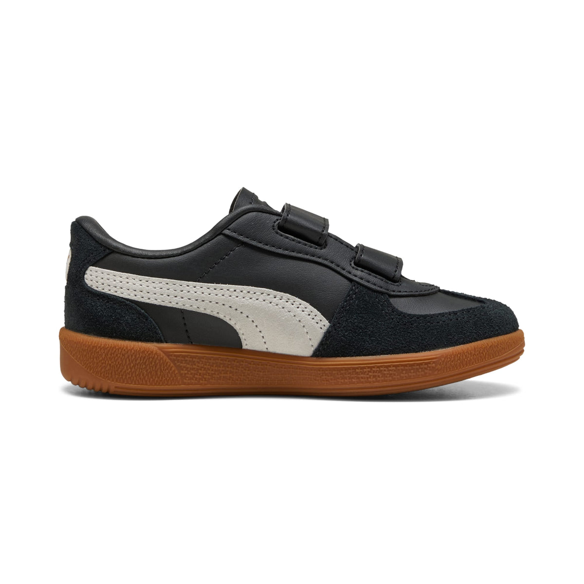 2 Colores, Tenis Palermo para niños – PUMA Black-Feather Gray-Gum – vista 5