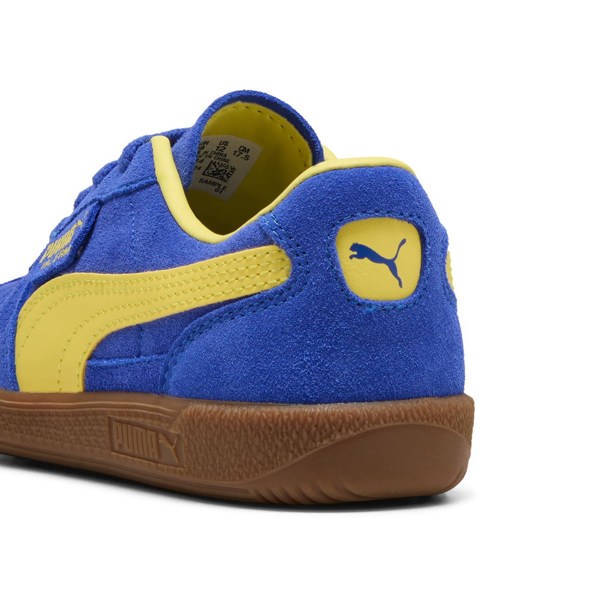 3 Colores, Tenis Palermo para niños – Royal Sapphire-Lemon Meringue – vista 3