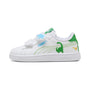 Tenis Smash 3.0 Dino para bebés – PUMA White-Green Fruit-Vibrant Blue – vista 1