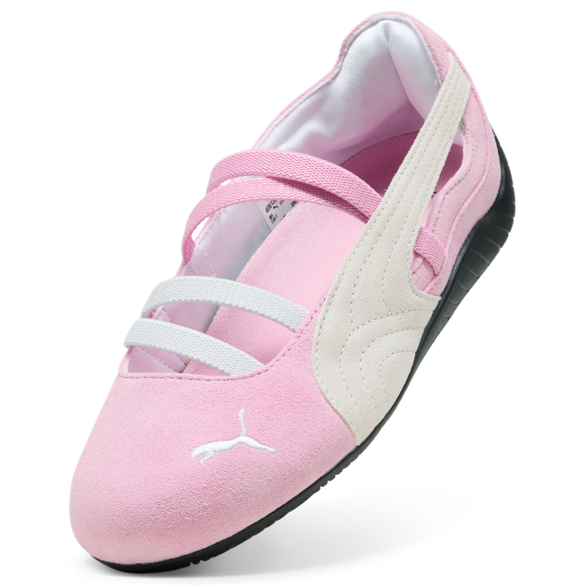 Tenis Speedcat Ballet Suede para niños grandes – Pink Shimmer-PUMA White – vista 8
