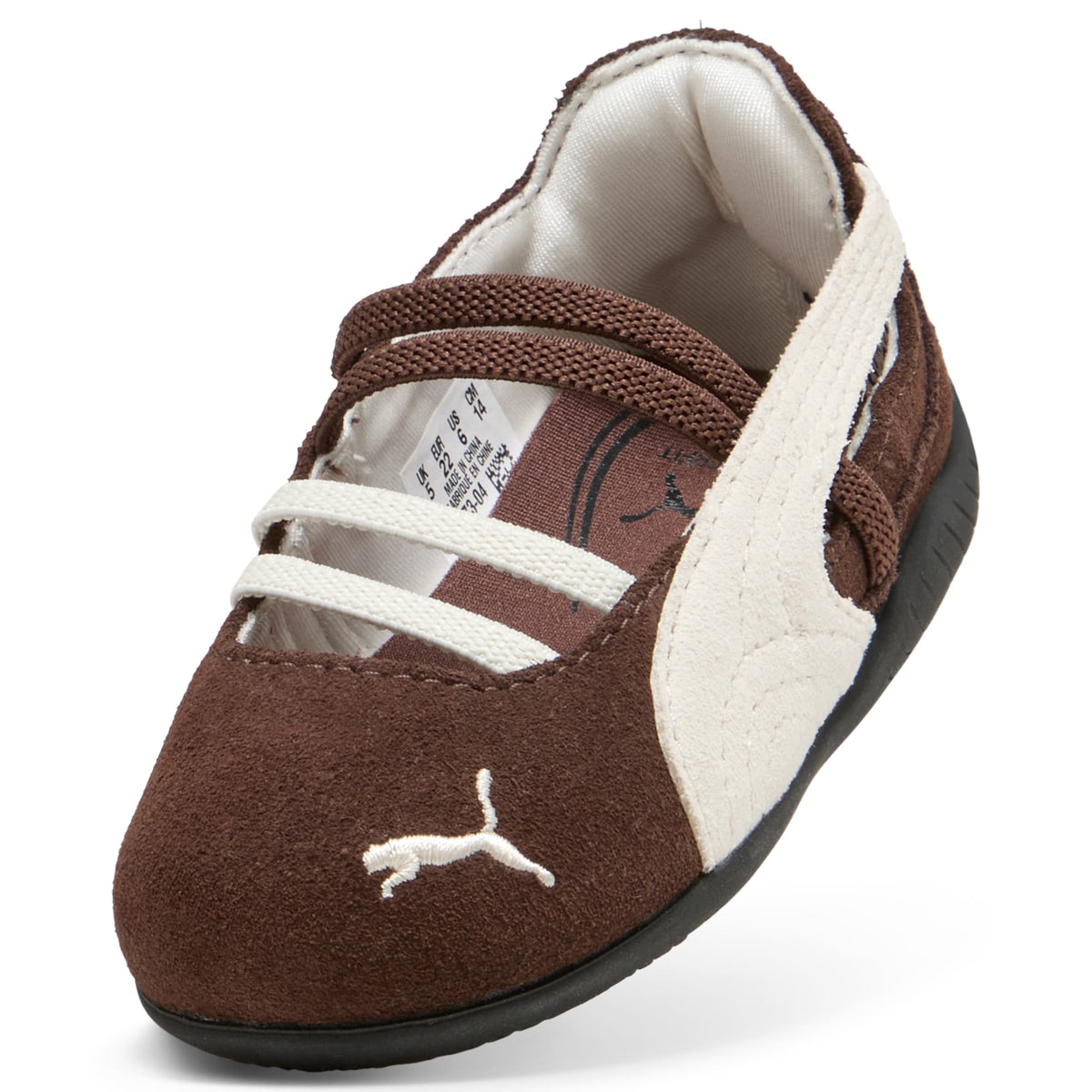 3 Colores, Tenis Speedcat Ballet para infantes – Chestnut Brown-Warm White – vista 6