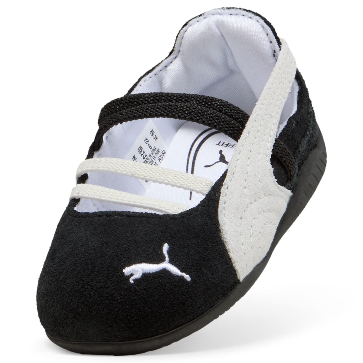 3 Colores, Tenis Speedcat Ballet para infantes – PUMA Black-PUMA White-Warm White – vista 6