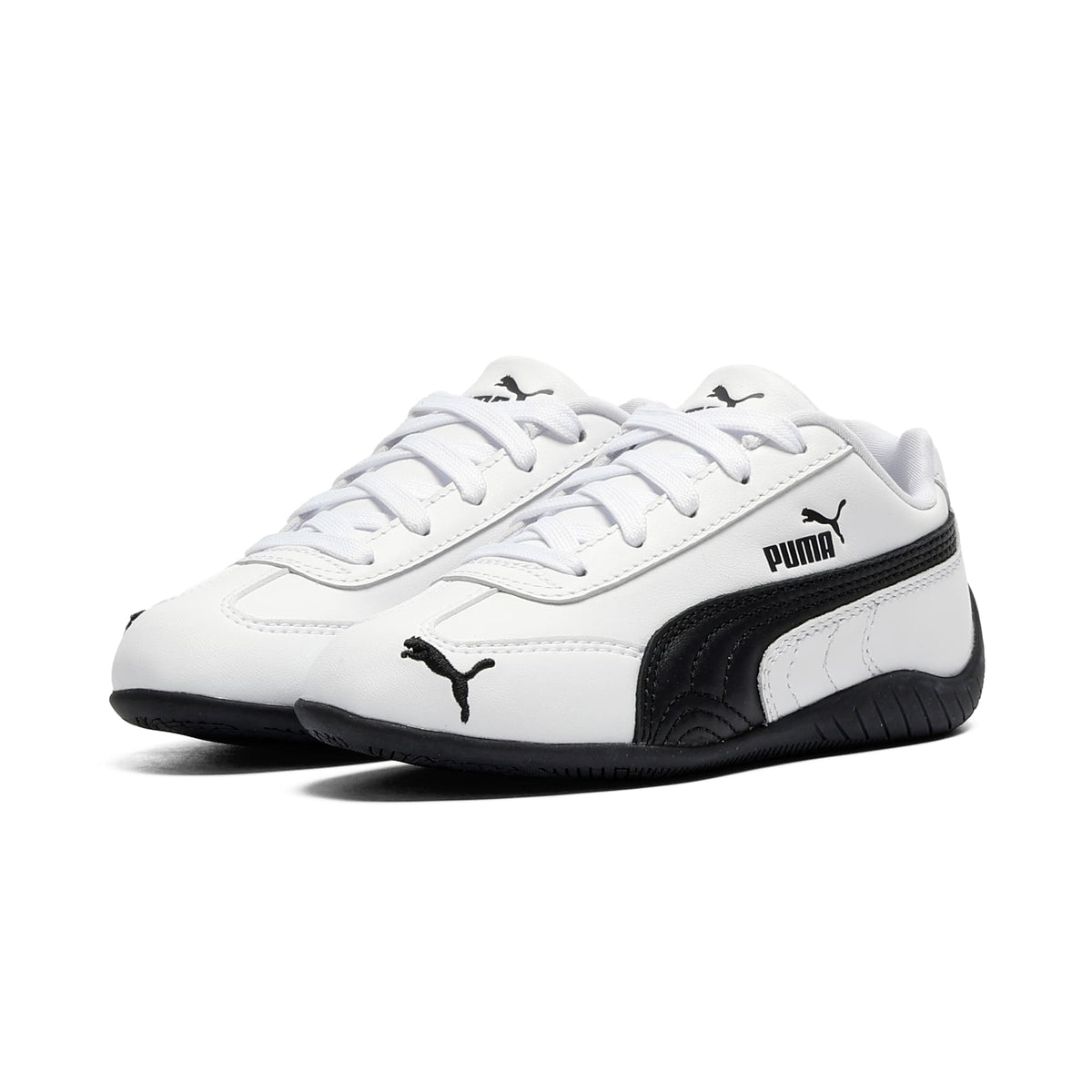 Tenis Speedcat Full Leather para niños – PUMA White-PUMA Black – vista 2