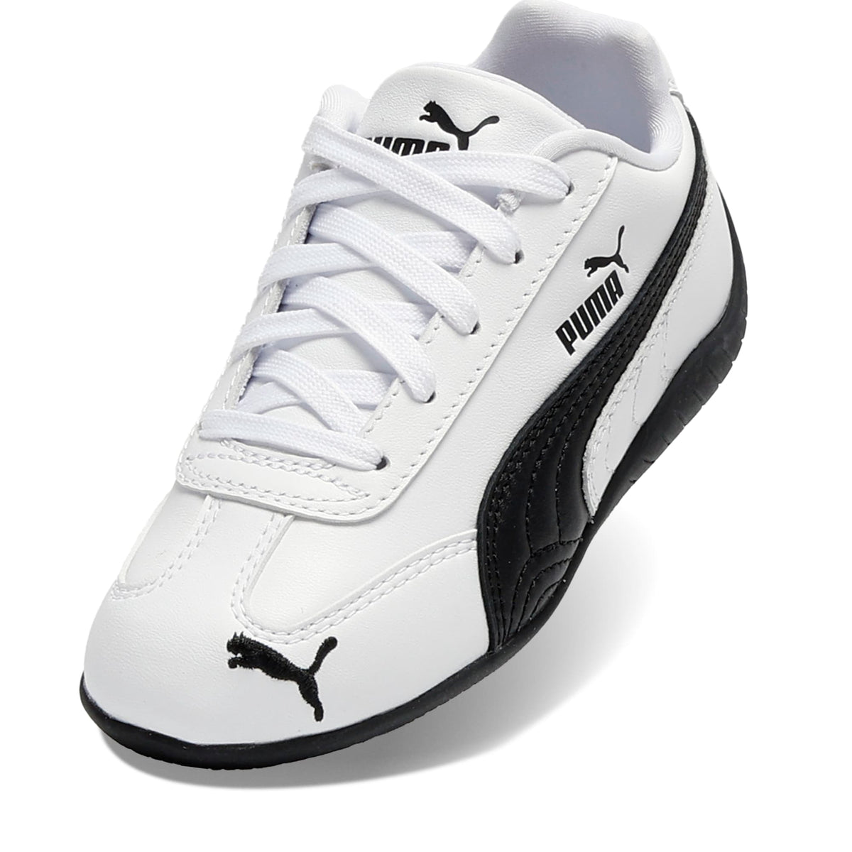 Tenis Speedcat Full Leather para niños – PUMA White-PUMA Black – vista 6