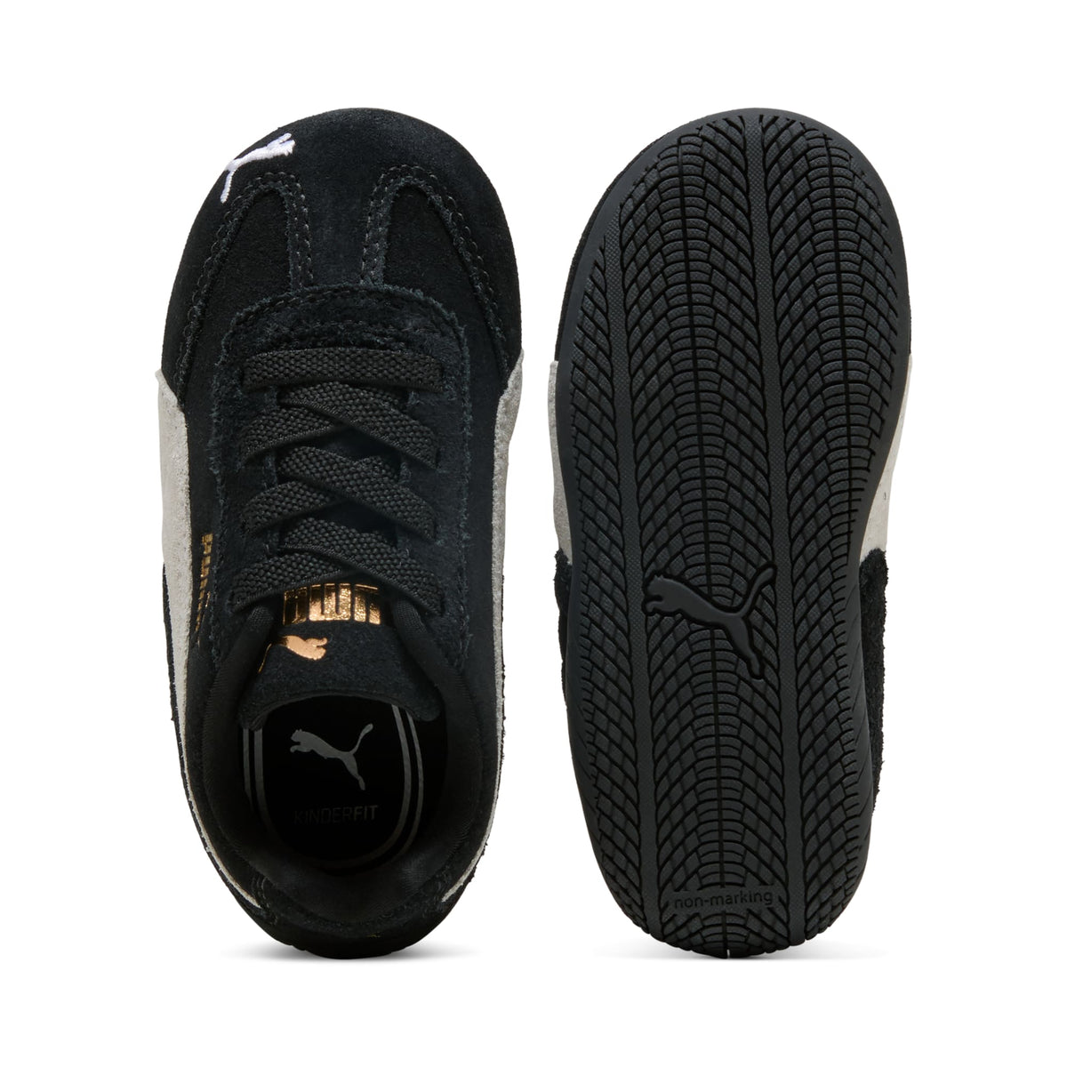 3 Colores, Tenis Speedcat para bebés – Puma Black-Puma White – vista 4