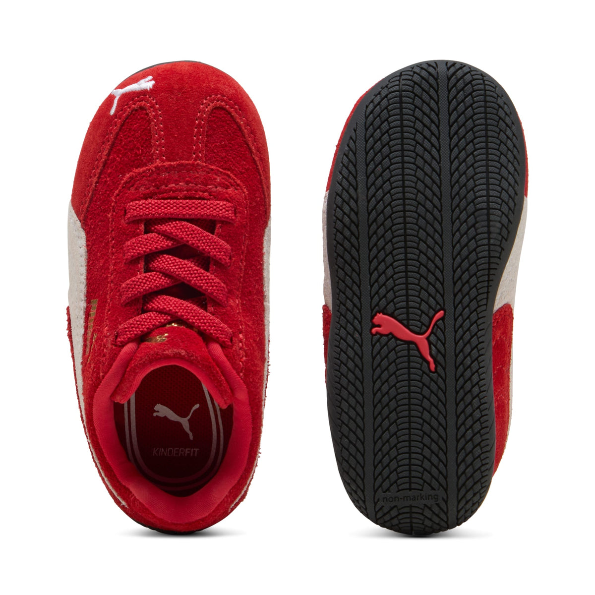 3 Colores, Tenis Speedcat para bebés – For All Time Red-PUMA White – vista 4