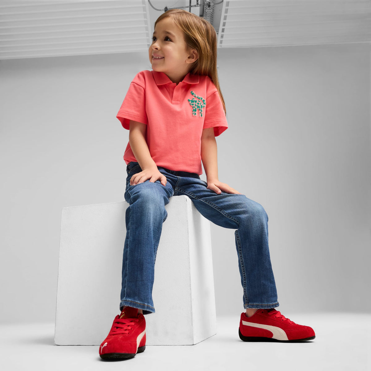 5 Colores, Tenis Speedcat para niños – For All Time Red-PUMA White – vista 3