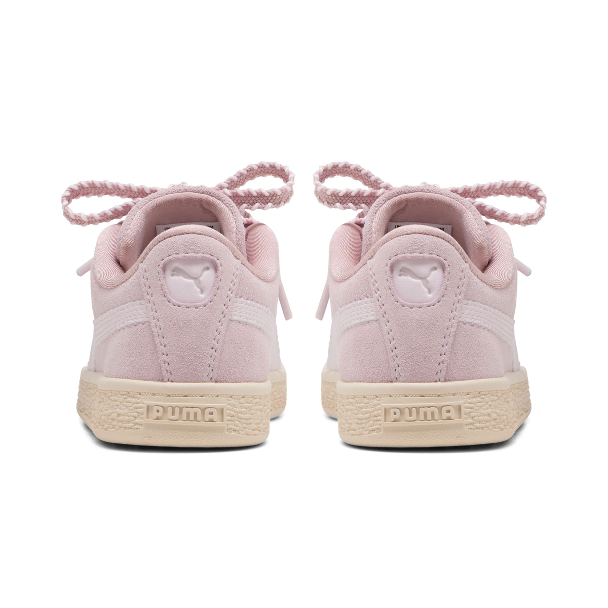 2 Colores, Tenis Suede Bloom para niños pequeños – Misty Pink-Powder Pink – vista 3