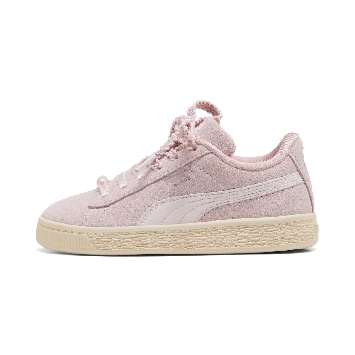 2 Colores, Tenis Suede Bloom para niños pequeños – Misty Pink-Powder Pink – vista 1