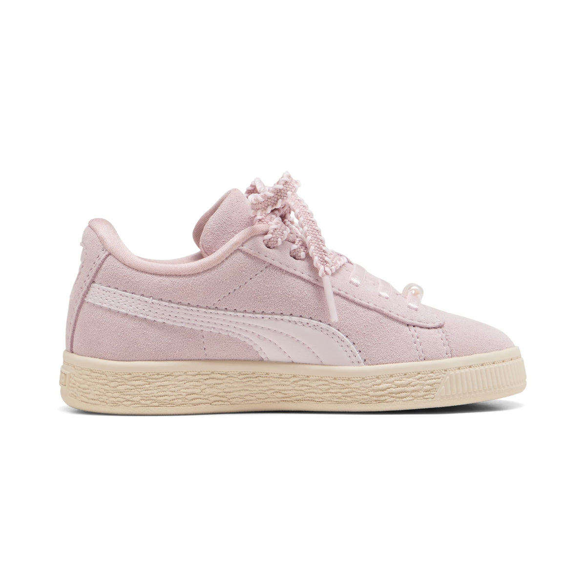 2 Colores, Tenis Suede Bloom para niños pequeños – Misty Pink-Powder Pink – vista 5