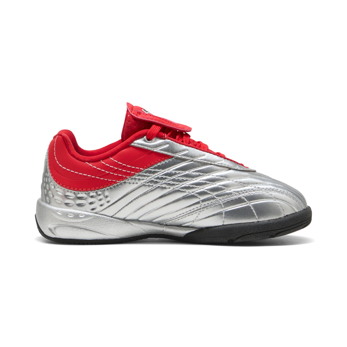 Tenis V-S2 Goalgetter para niños pequeños – PUMA Silver-For All Time Red – vista 5
