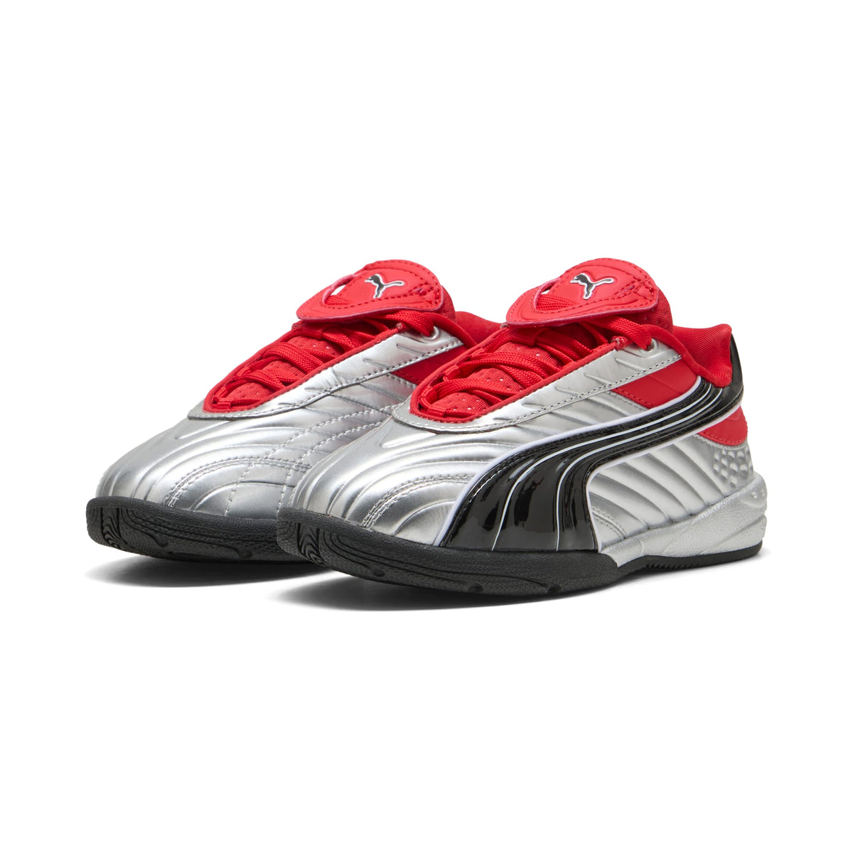 Tenis V-S2 Goalgetter para niños pequeños – PUMA Silver-For All Time Red – vista 2