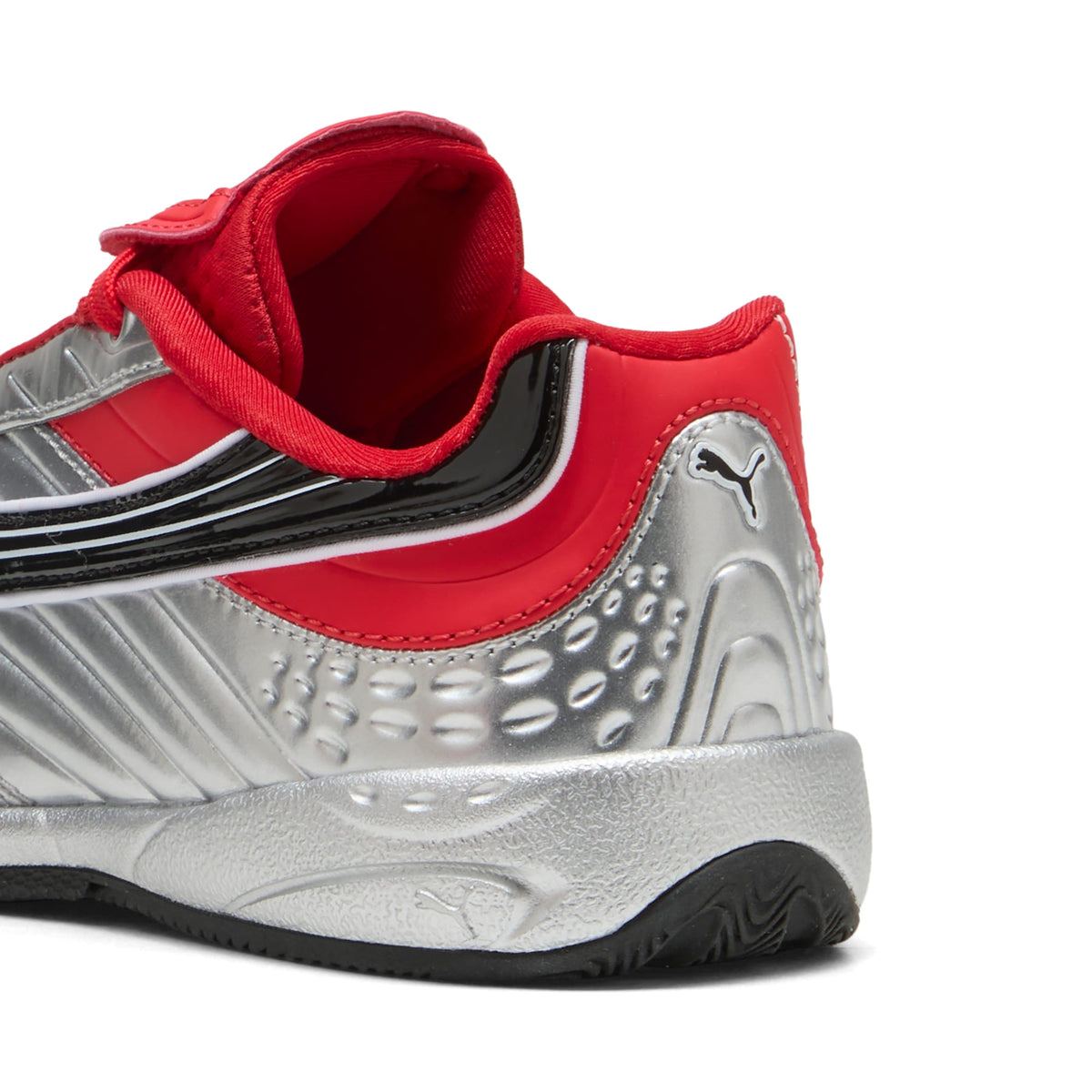 Tenis V-S2 Goalgetter para niños pequeños – PUMA Silver-For All Time Red – vista 3