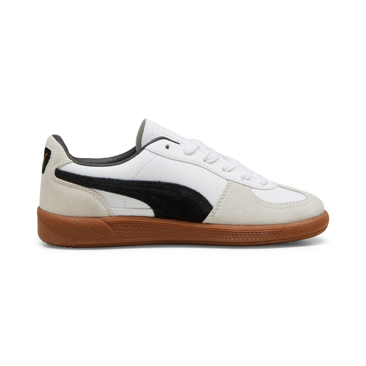 4 Colores, Tenis adolescentes de cuero Palermo – PUMA White-Vapor Gray-Gum – vista 7