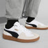 4 Colores, Tenis adolescentes de cuero Palermo – PUMA White-Vapor Gray-Gum – vista 2