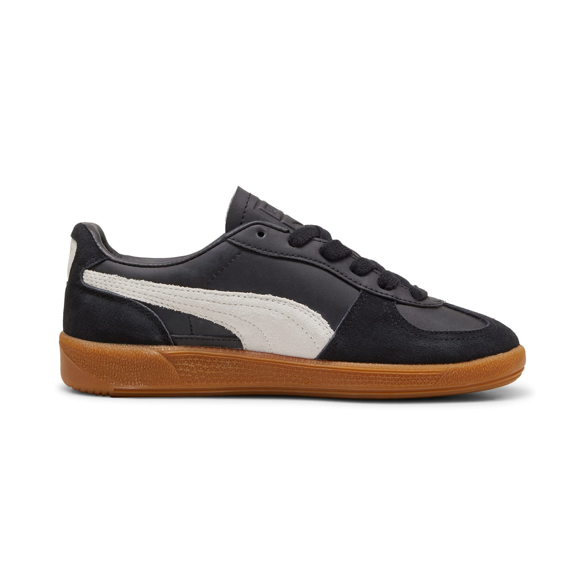 4 Colores, Tenis adolescentes de cuero Palermo – PUMA Black-Feather Gray-Gum – vista 7
