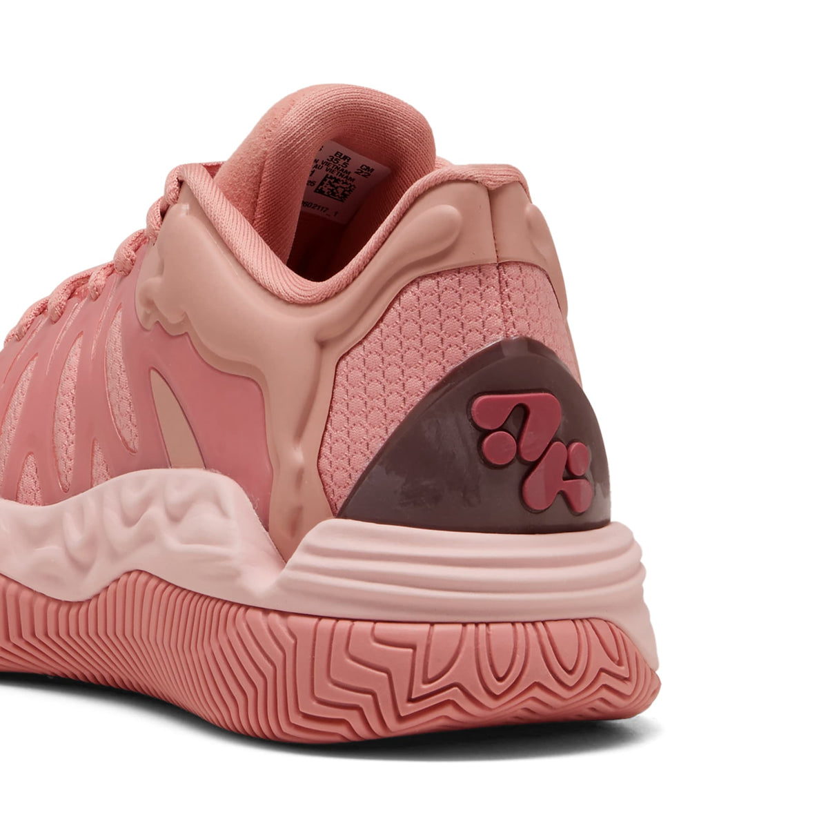 Tenis de basquetbol HALI 1 para niños grandes – Poppy Pink-Rose Dust – vista 3