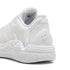 3 Colores, Tenis de basquetbol juveniles Hali 1 – PUMA White-Vibrant Silver – vista 3