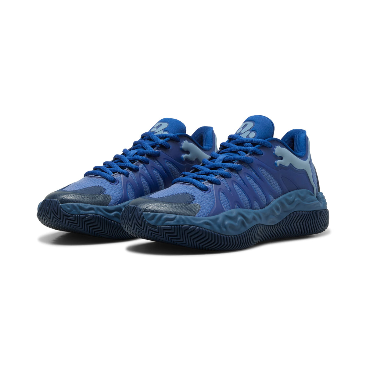 3 Colores, Tenis de basquetbol juveniles Hali 1 – Cobalt Glaze-Zen Blue – vista 2