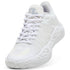 3 Colores, Tenis de basquetbol juveniles Hali 1 – PUMA White-Vibrant Silver – vista 6