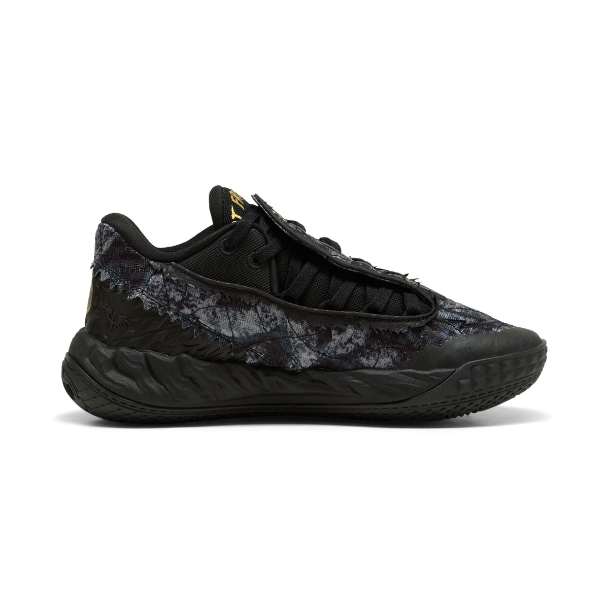 3 Colores, Tenis de basquetbol juveniles MB.05 Lo Team – PUMA Black-Moody Gray – vista 5