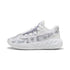 3 Colores, Tenis de basquetbol juveniles MB.05 Lo Team – PUMA White-Gray Echo – vista 1