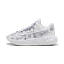 3 Colores, Tenis de basquetbol juveniles MB.05 Lo Team – PUMA White-Gray Echo – vista 1