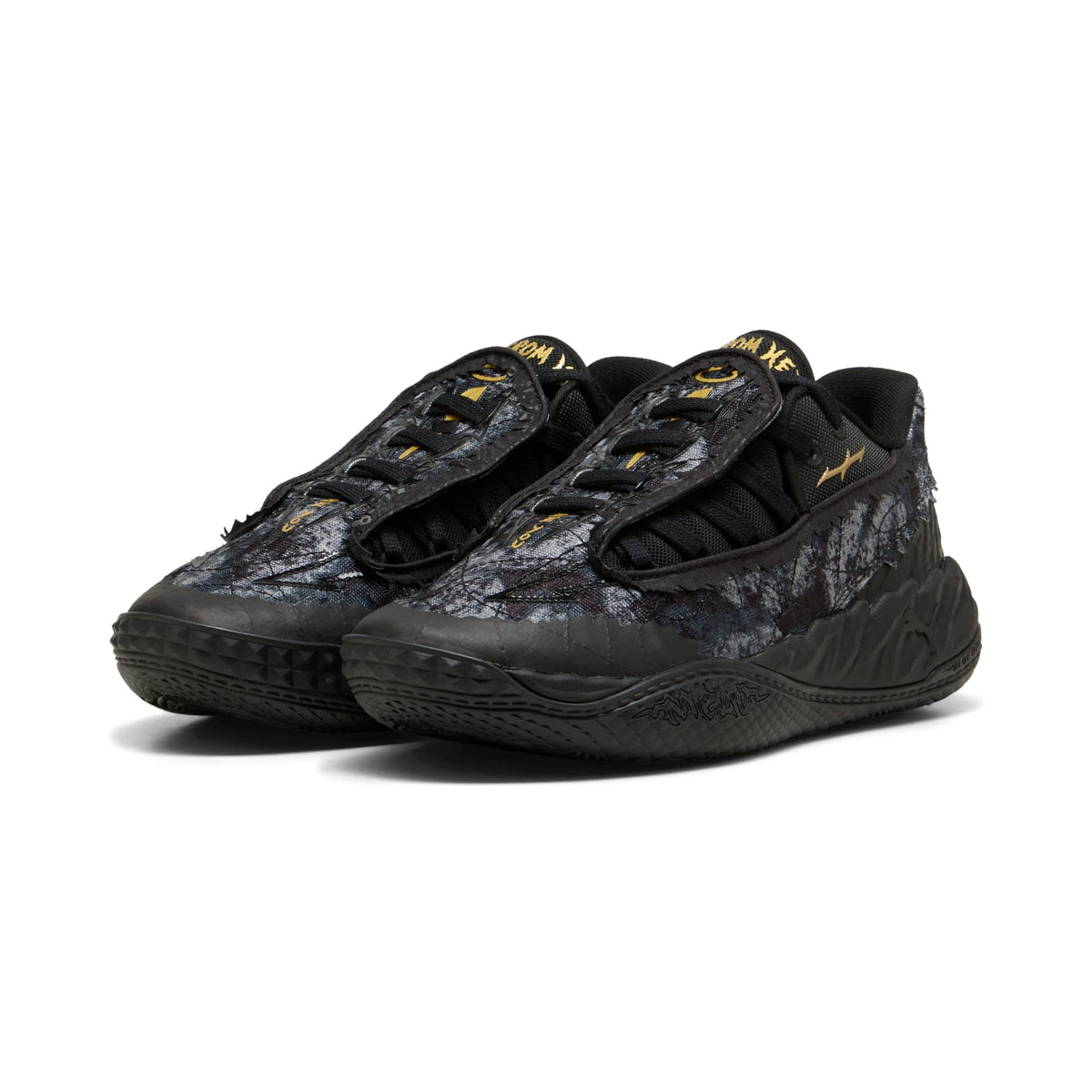 3 Colores, Tenis de basquetbol juveniles MB.05 Lo Team – PUMA Black-Moody Gray – vista 2