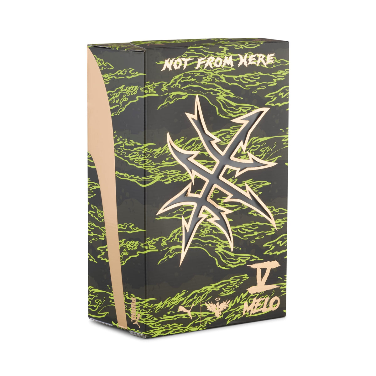 Tenis de basquetbol para niños MB.05 Camo – Dark Olive-Fizzy Light-PUMA Black – vista 7