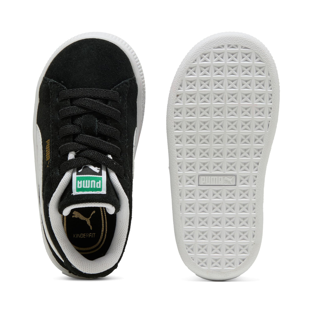 3 Colores, Tenis de gamuza Classic para infantes – Puma Black-Puma White – vista 4