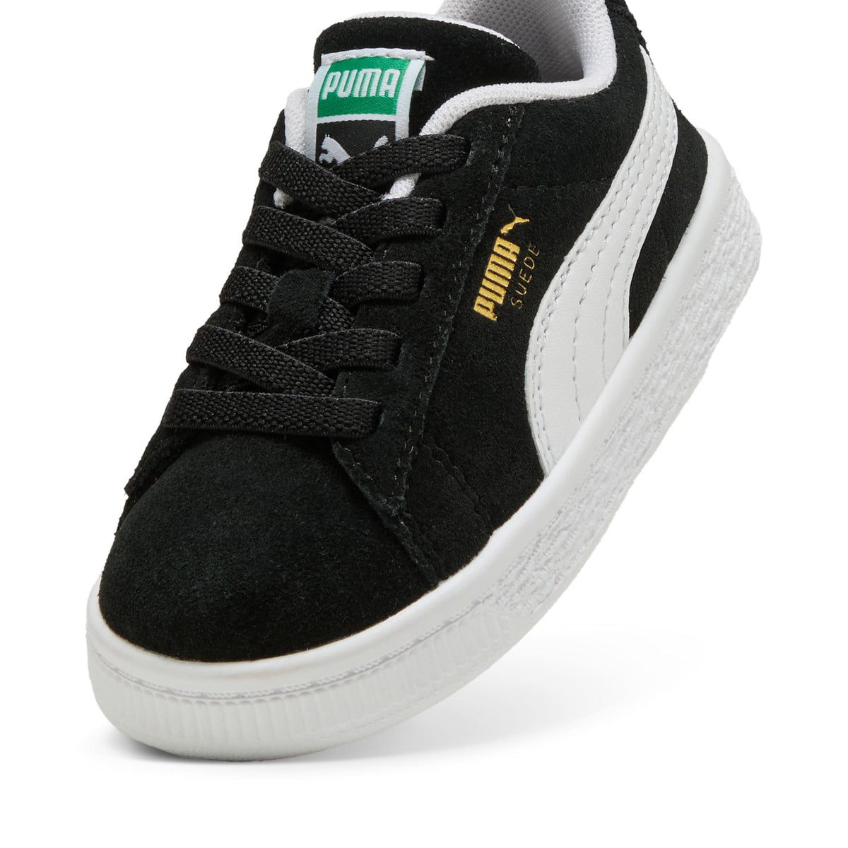 3 Colores, Tenis de gamuza Classic para infantes – Puma Black-Puma White – vista 6