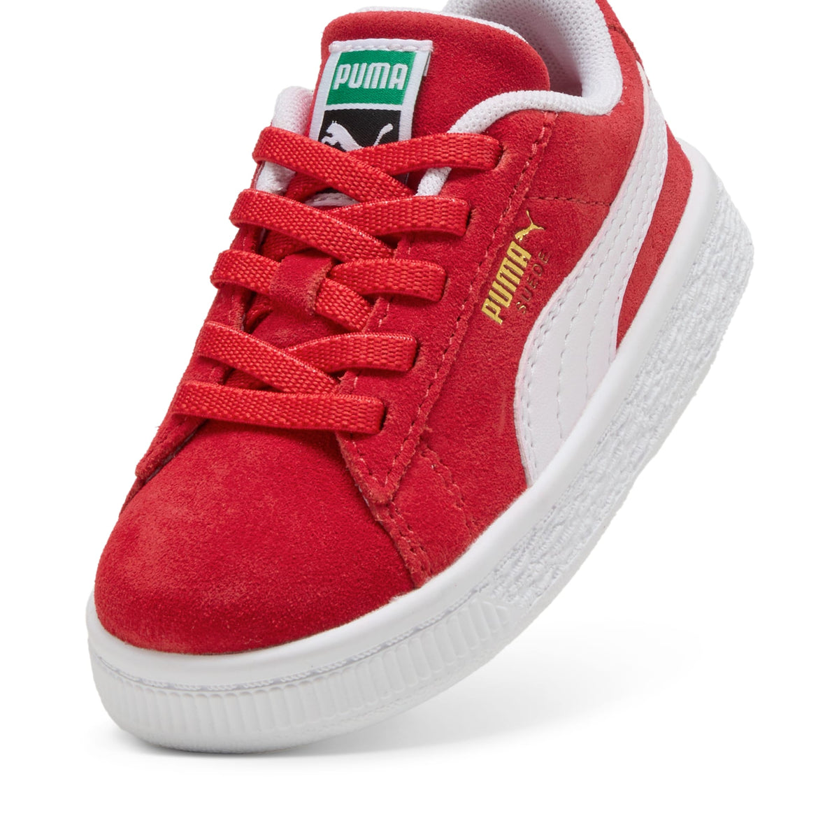 3 Colores, Tenis de gamuza Classic para infantes – For All Time Red-PUMA White – vista 6