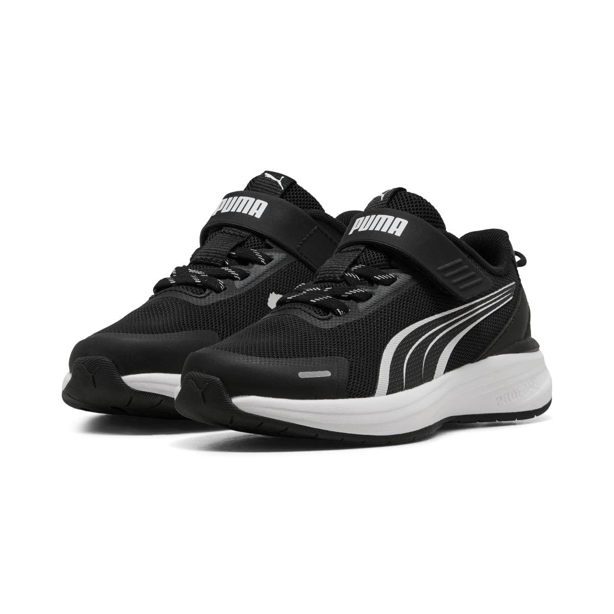 2 Colores, Tenis de running para niños Kruz ProFoam 2 – PUMA Black-PUMA White-Moody Gray – vista 2