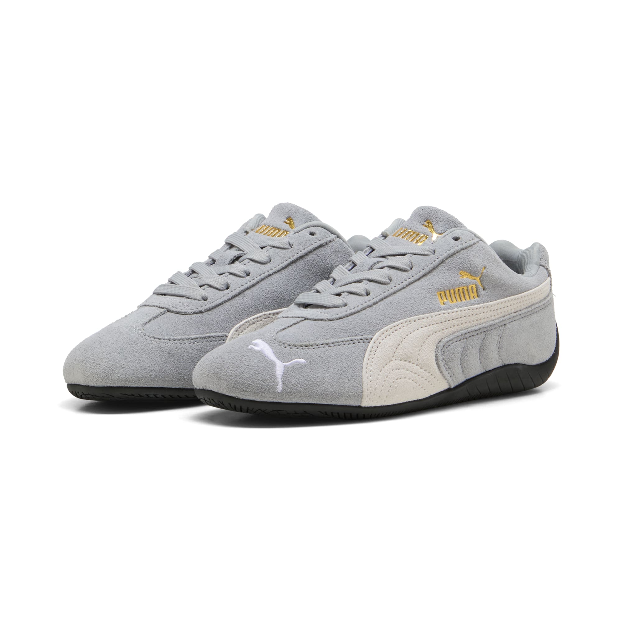 9 Colores, Tenis deportivos adolescentes Speedcat OG – Cool Mid Gray-PUMA White – vista 2
