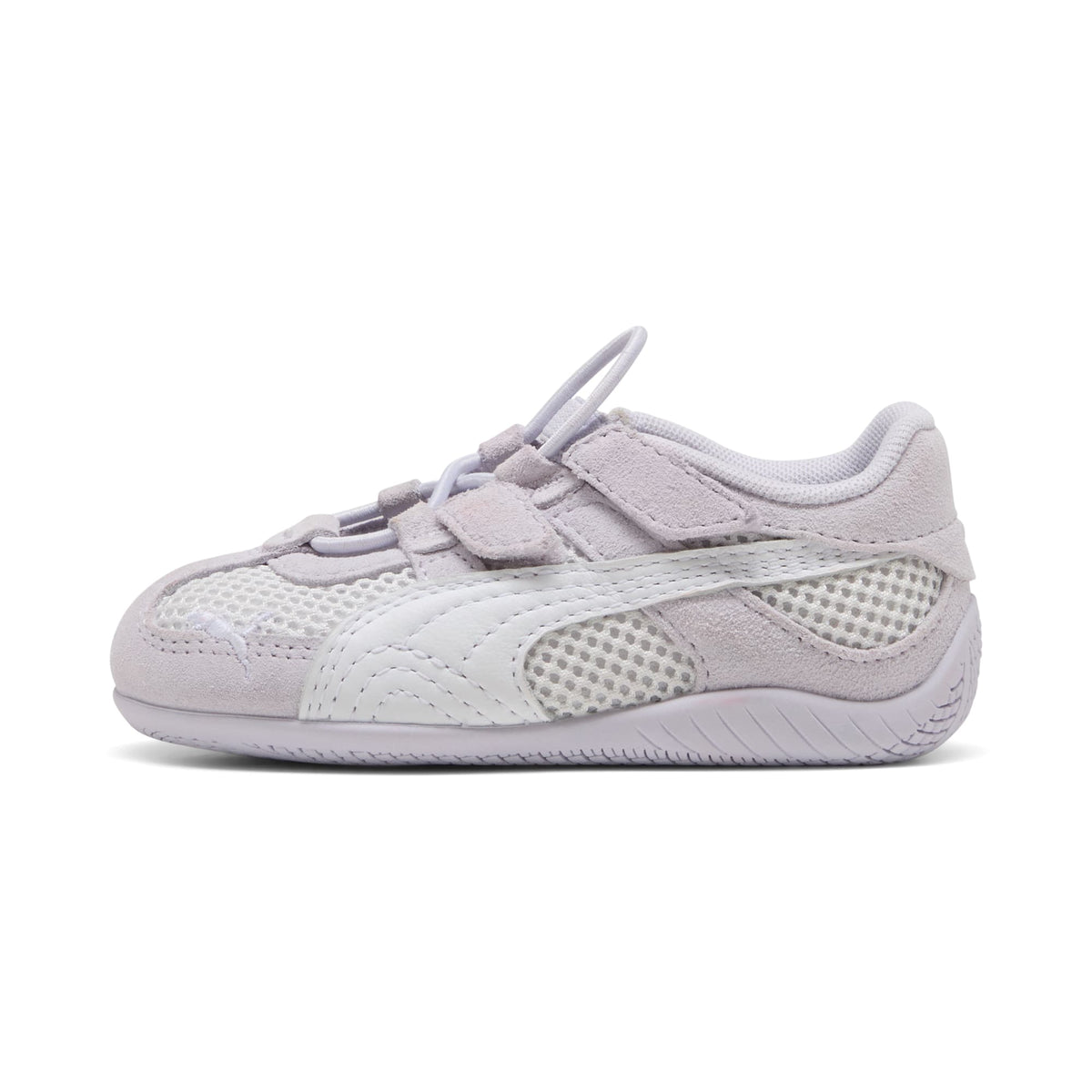 Tenis infantil Easy On Speedcat Go – Spring Lavender-PUMA White-Feather Gray – vista 1