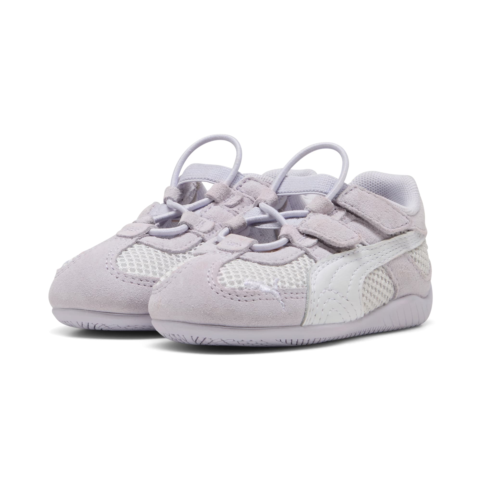 Tenis infantil Easy On Speedcat Go – Spring Lavender-PUMA White-Feather Gray – vista 2
