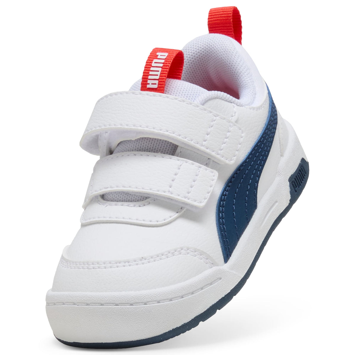 4 Colores, Tenis infantil Puma Multiflex 2 – PUMA White-Persian Blue – vista 6