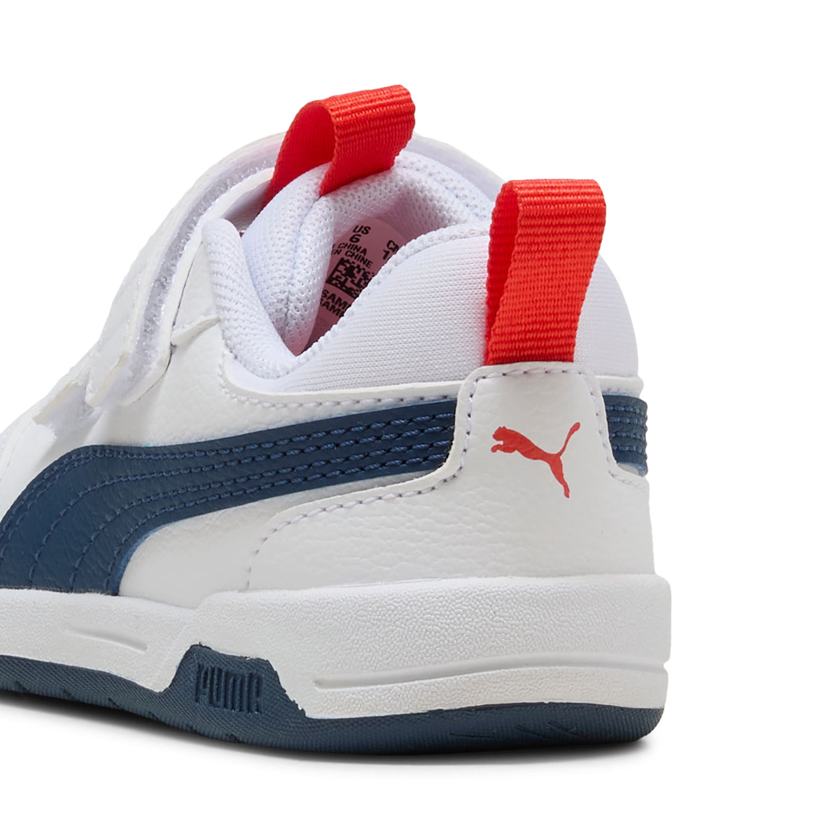 4 Colores, Tenis infantil Puma Multiflex 2 – PUMA White-Persian Blue – vista 3