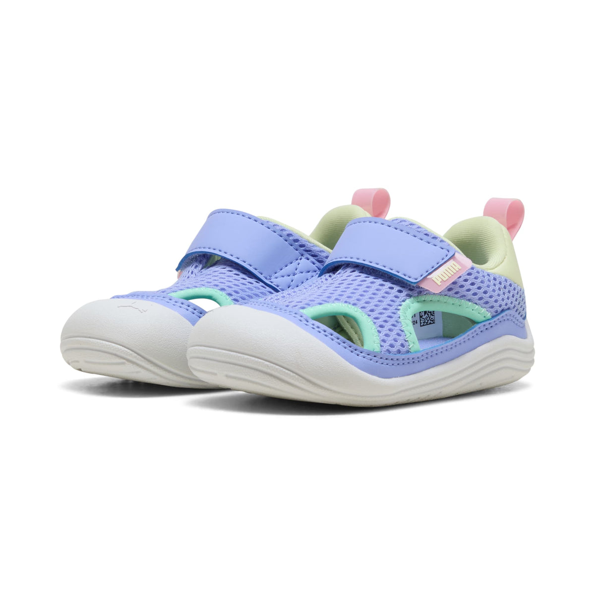2 Colores, Tenis infantiles Easy On PUMA Kitten Summer – Intense Lavender-Apple Spritz-Pink Shimmer – vista 2