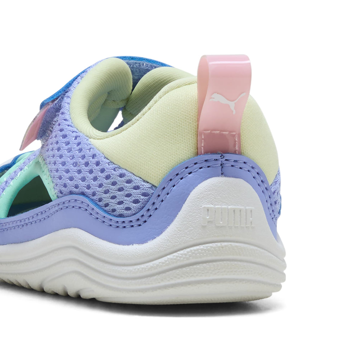 2 Colores, Tenis infantiles Easy On PUMA Kitten Summer – Intense Lavender-Apple Spritz-Pink Shimmer – vista 3