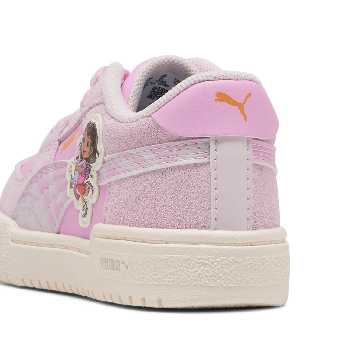 Tenis infantiles Easy On PUMA x DORA THE EXPLORER CA Pro – Powder Pink-Chambray Blue – vista 3