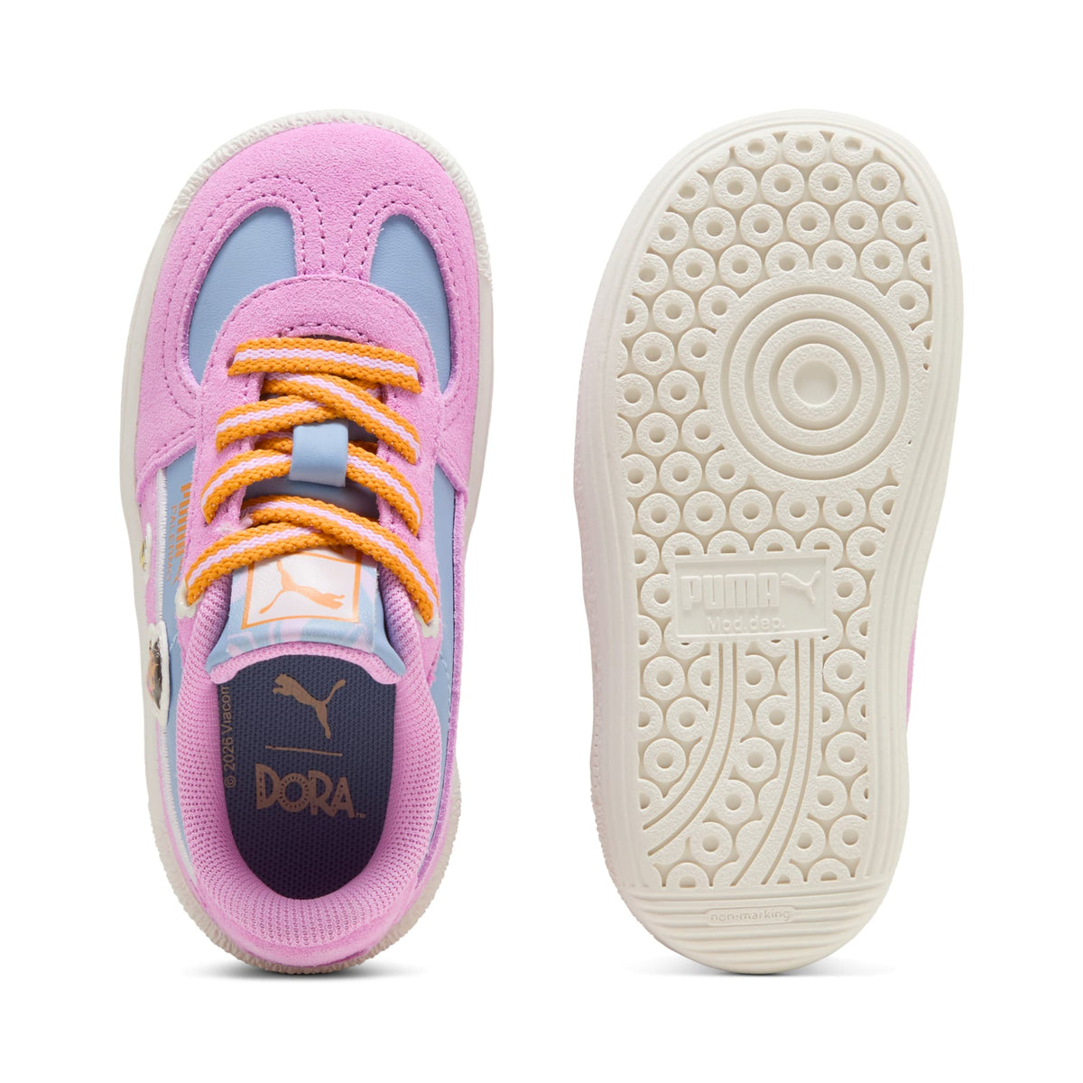 Tenis infantiles Easy On PUMA x DORA THE EXPLORER Palermo – Mauve Glow-Warm White – vista 4