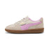 4 Colores, Tenis infantiles de cuero Palermo – Silver Fog-Mauve Glow – vista 1