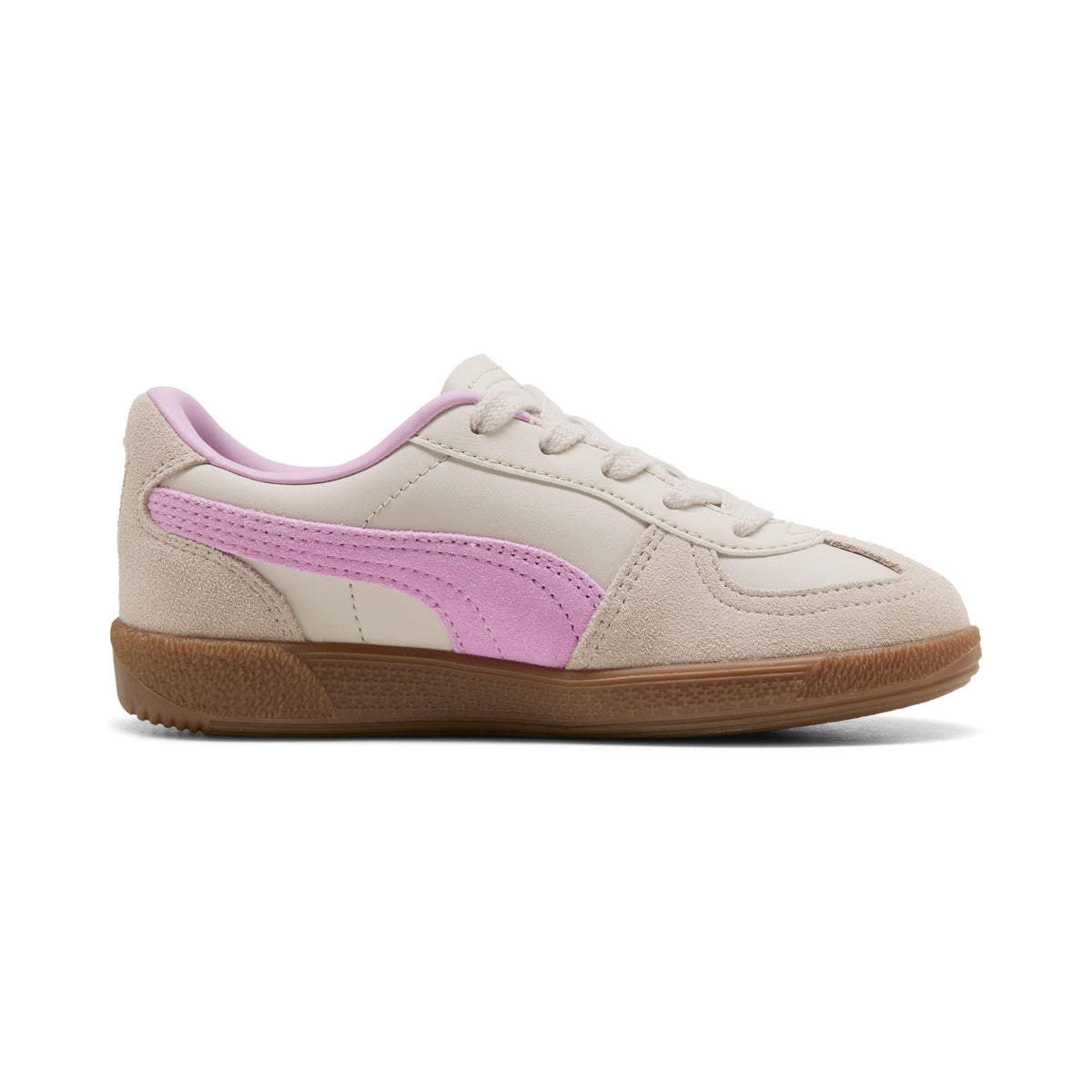 4 Colores, Tenis infantiles de cuero Palermo – Silver Fog-Mauve Glow – vista 5