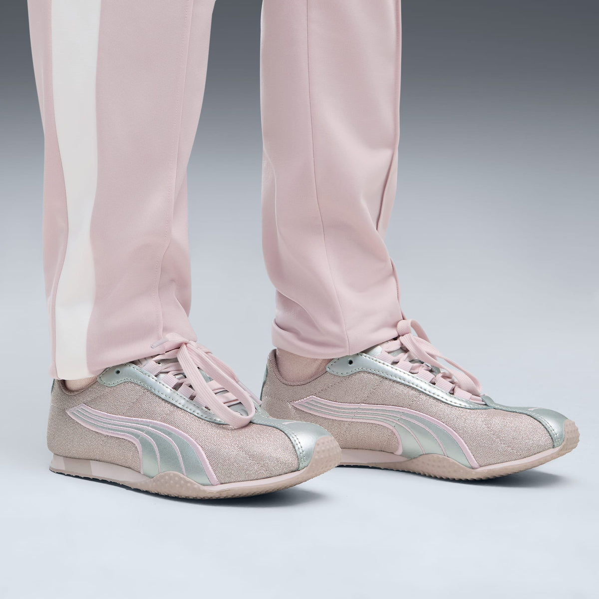 Tenis juvenil H-Street Let It Shine – Misty Pink-PUMA Silver – vista 2