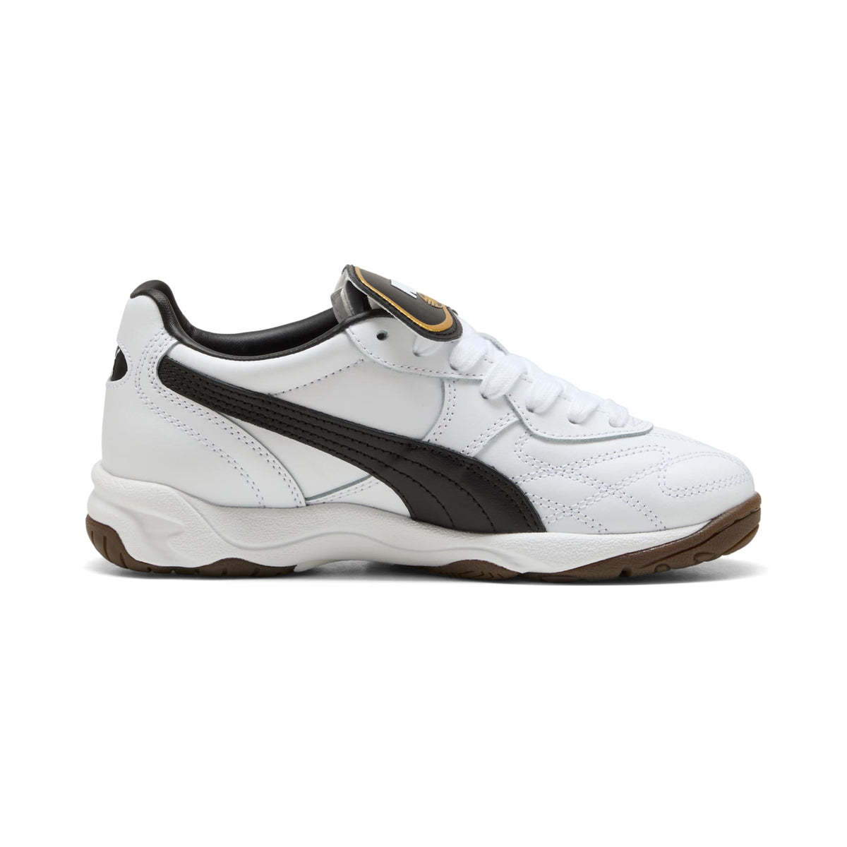 Tenis juvenil King Indoor – PUMA White-PUMA Black – vista 5