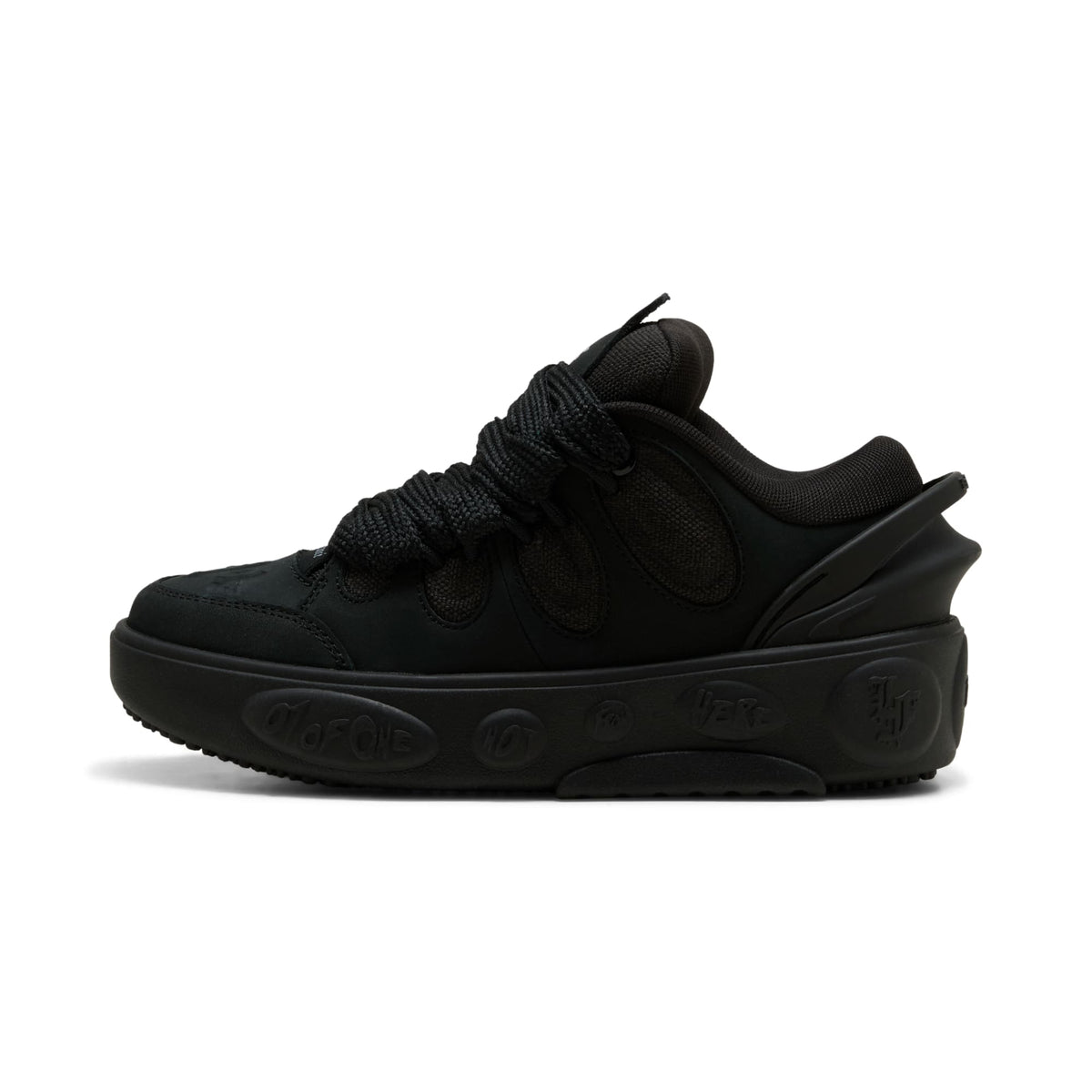 Tenis juvenil LaFrancé – PUMA Black-Gray Sky – vista 1